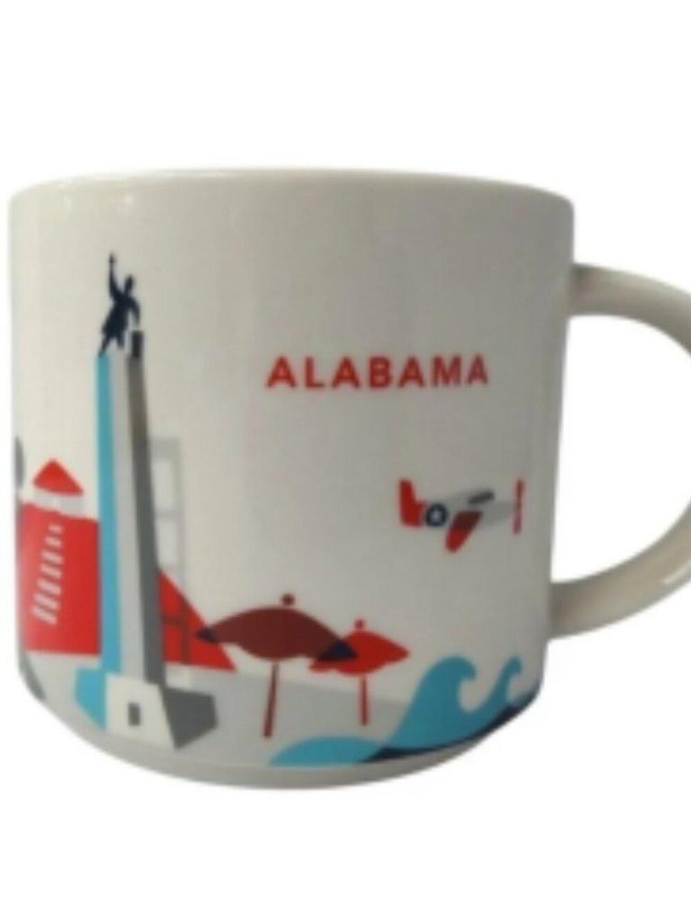 Starbucks Alabama You Are Here Mug 14oz State Collector Cup